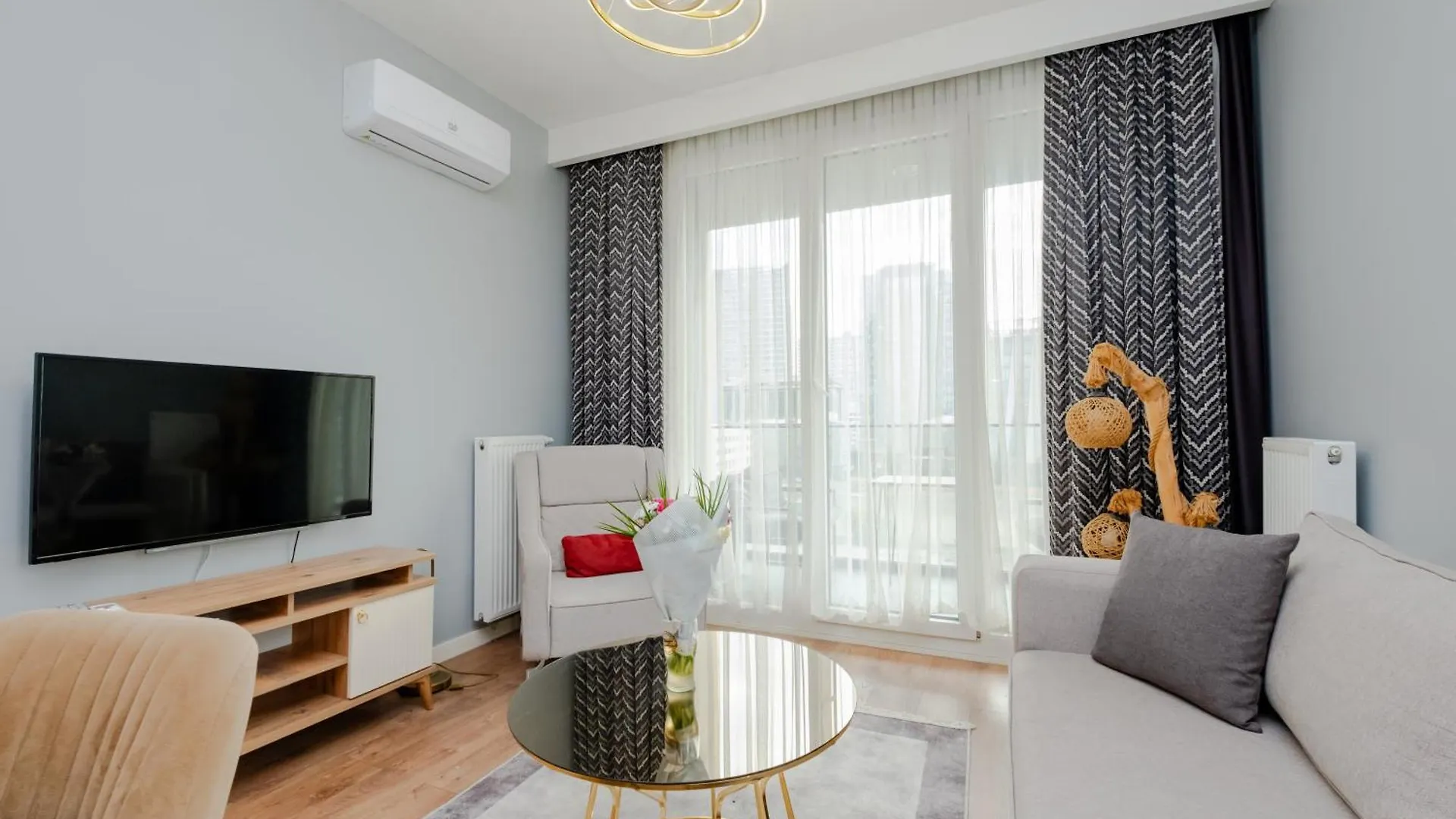 Apartment High Floor Lux Residence 2 Rooms Istanbul